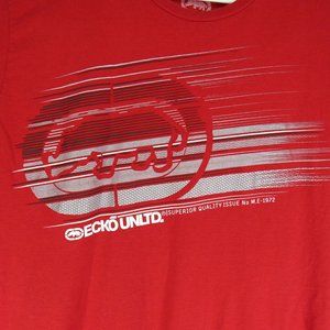 Ecko Unltd. Rhino Logo T-Shirt Size 3XL 3XB Red Vintage